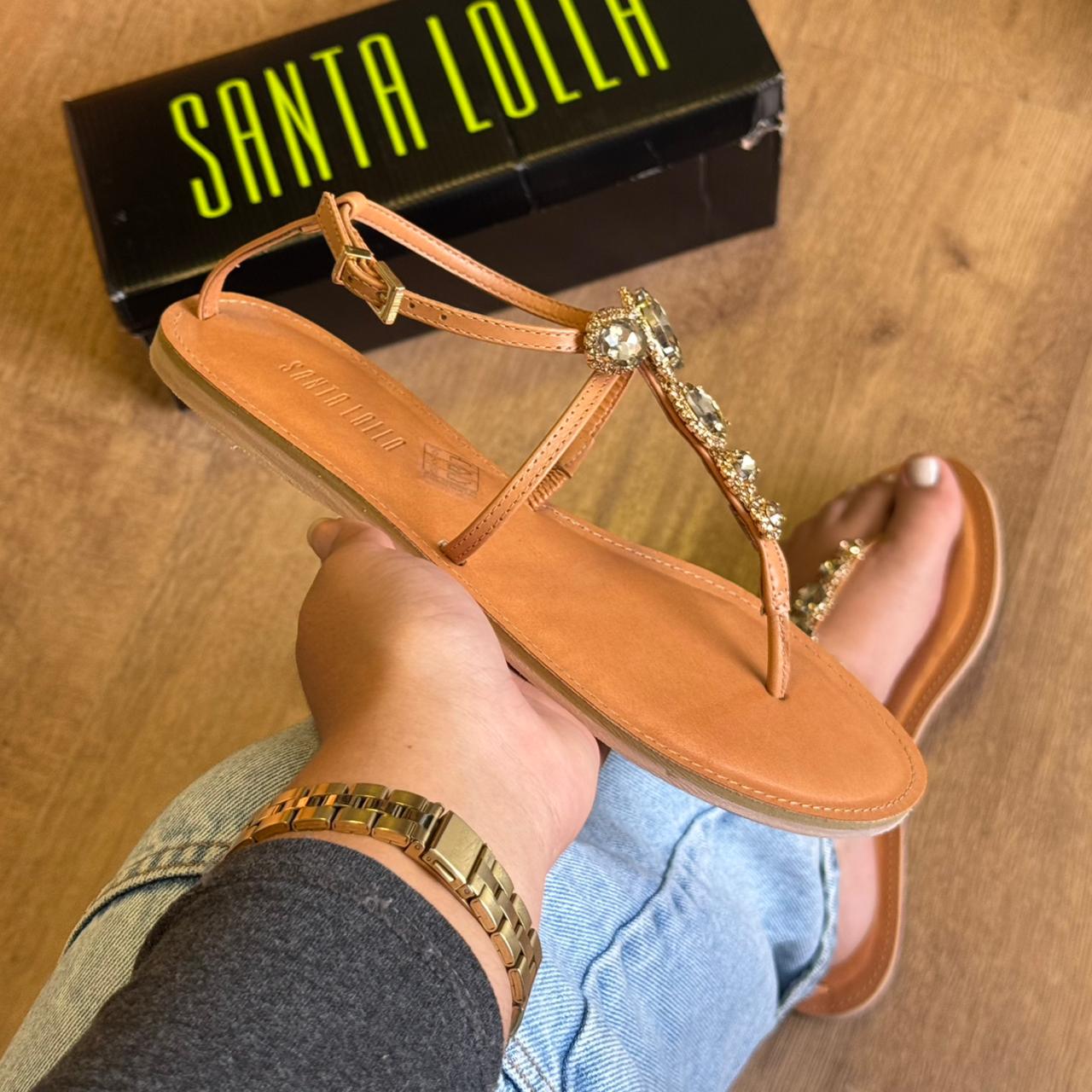 Rasteira Santa Lolla Pedraria 035B.4FC5.033B