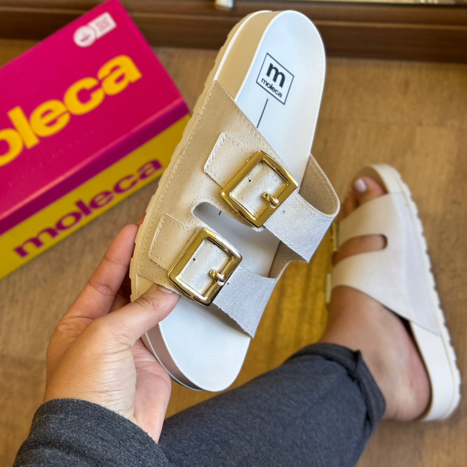 Sandália Moleca Casual Padrão 5436.401.5881