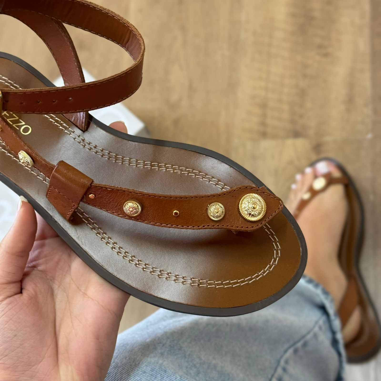 Rasteira Arezzo com Brilhos A135650018