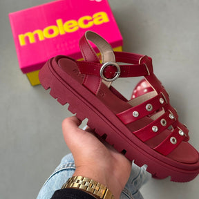 Sandália Moleca Tiras Finas 5504.115