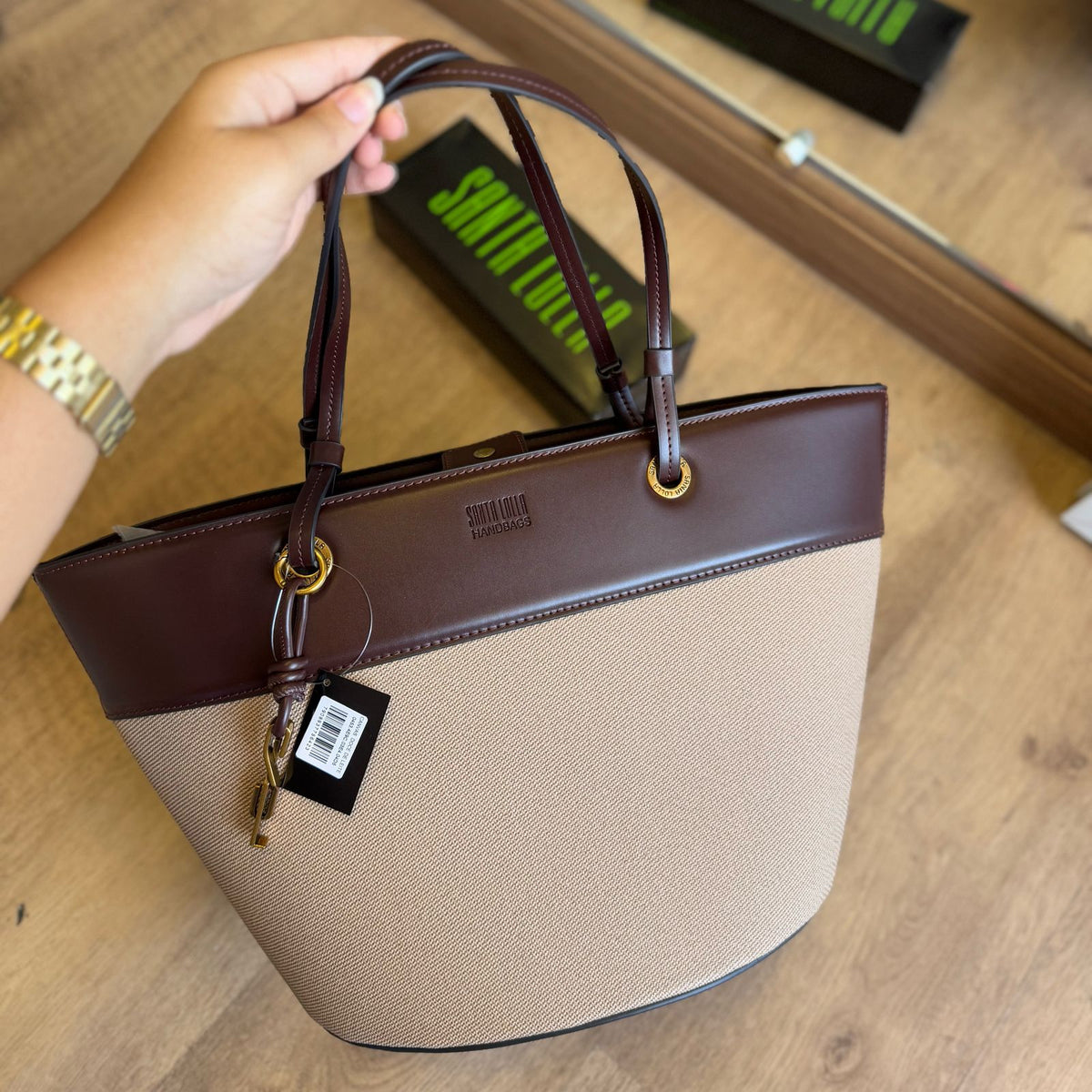 Bolsa Santa Lolla Grande Canvas Alça De Ombro 0453.4E9C.03E4