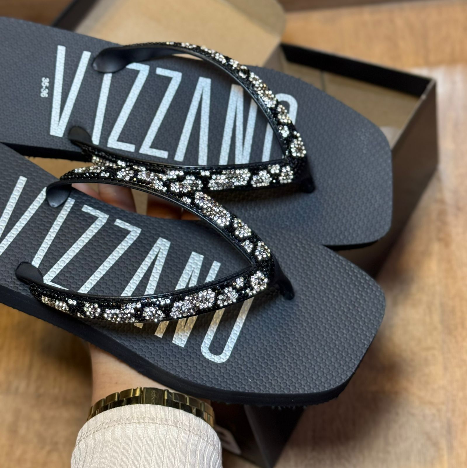 Chinelo Vizzano Brilho Delicado 6554.101