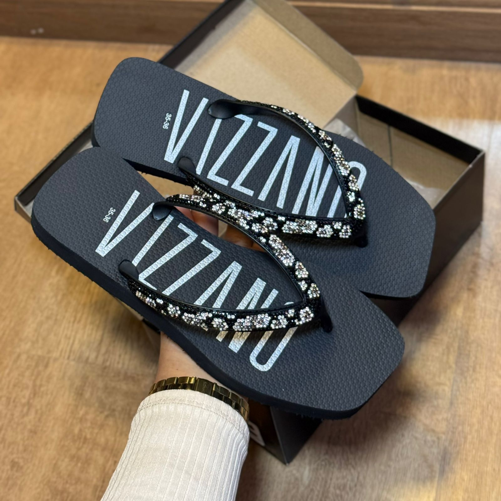 Chinelo Vizzano Brilho Delicado 6554.101