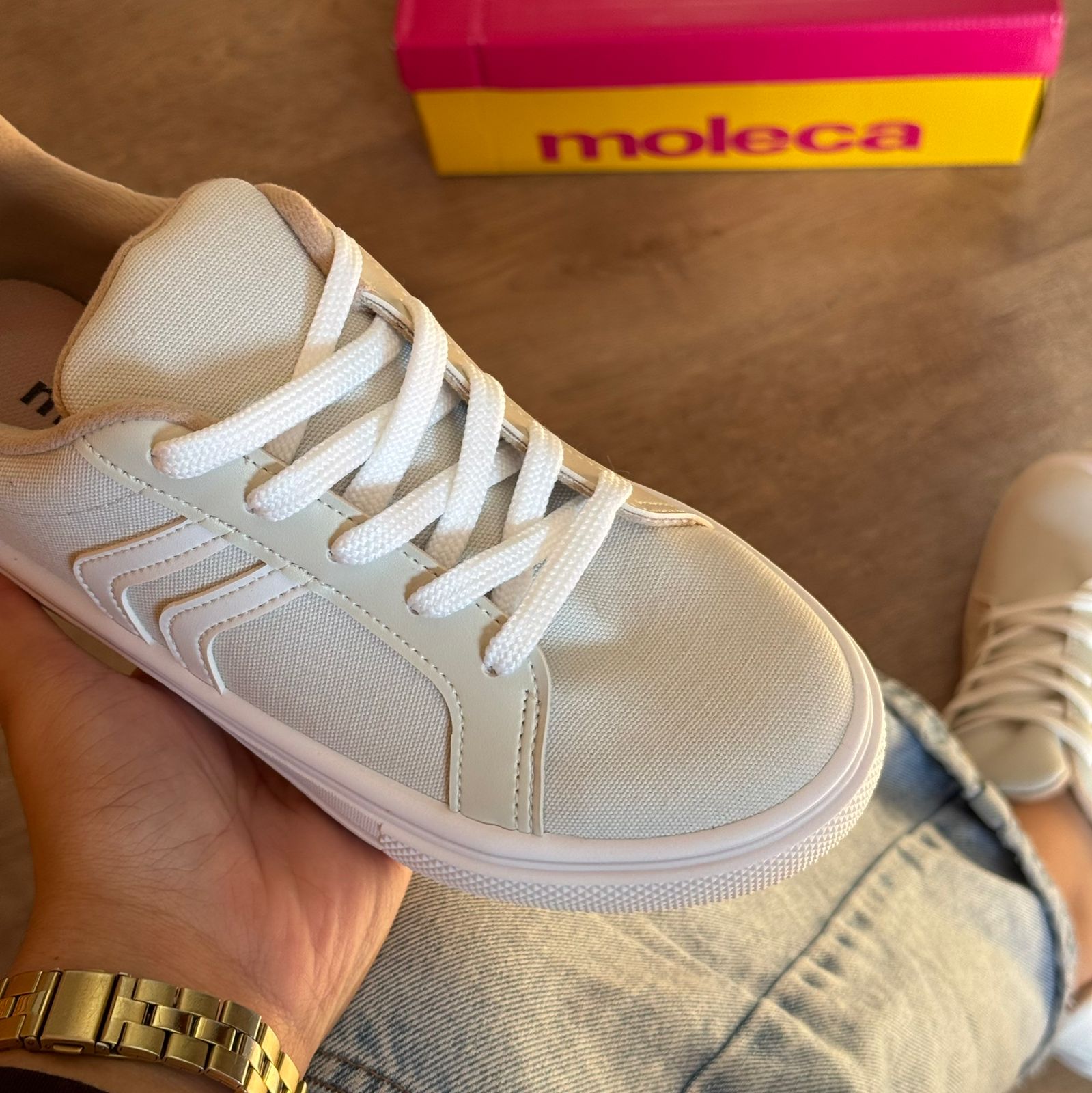 Tênis Moleca Casual Detalhe Lateral 5796.106