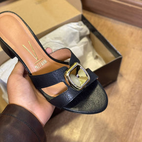 Salto Vizzano Salto Bloco Detalhe Quadrado Dourado 6291.1187