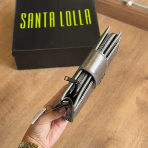 Carteira Santa Lolla Material Metalizado 0471.457E.037C