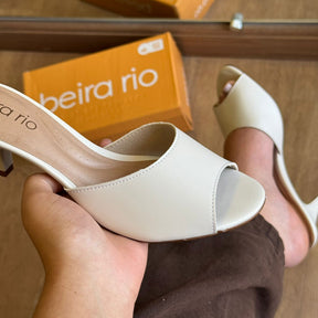 Sandália Mule Beira Rio Salto Fino Baixo 8308.1438