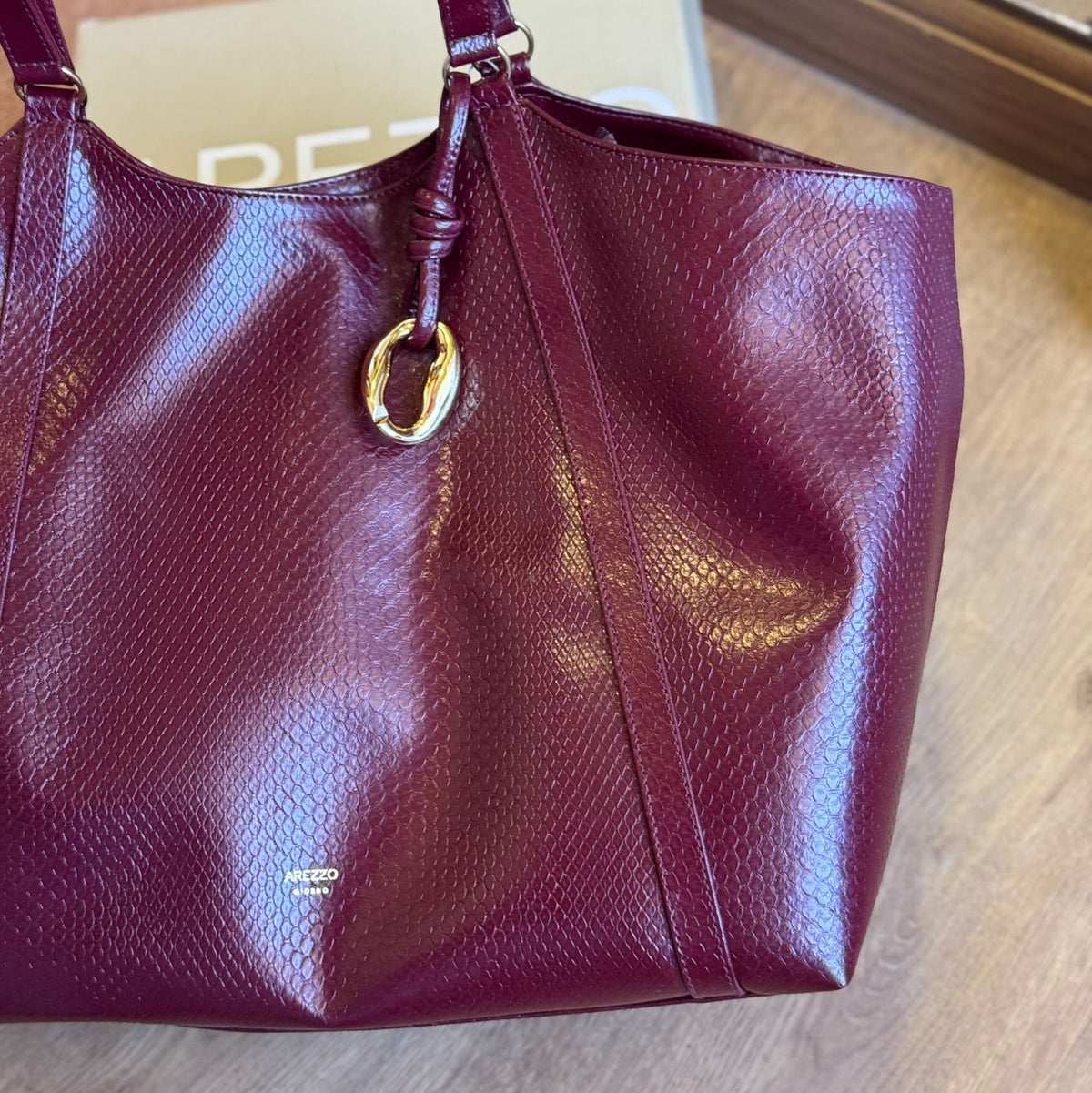 Bolsa Arezzo Pepita de Ouro A500230778