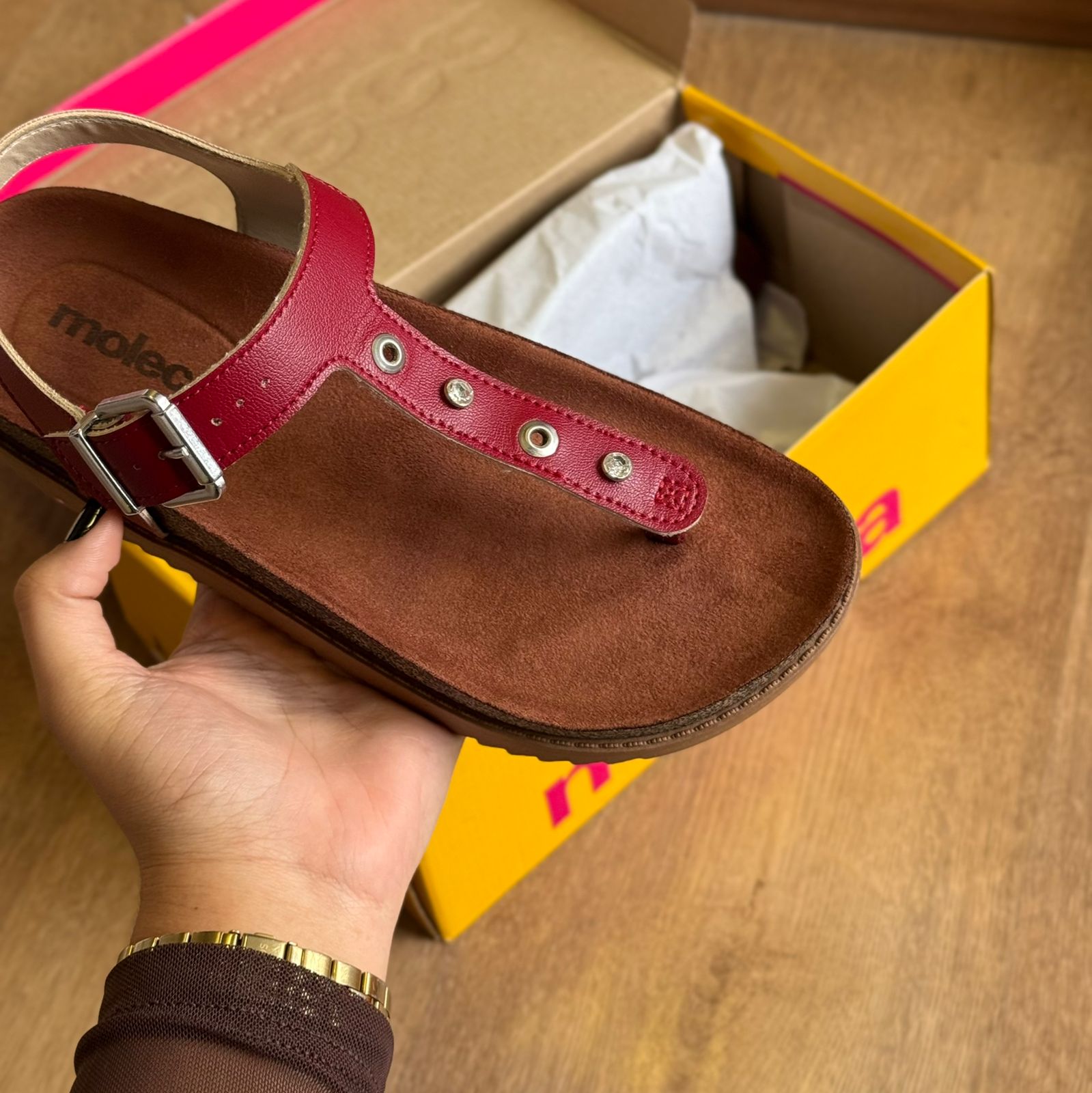 Sandália Papete Moleca Tratorada 5500.114