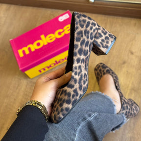Sapato Moleca Salto Bloco 5822.100